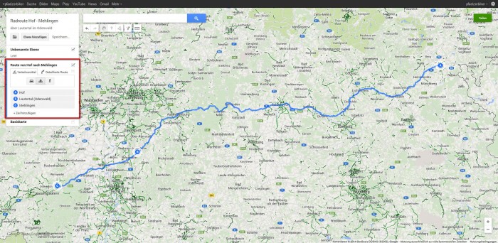 google maps tour exportieren